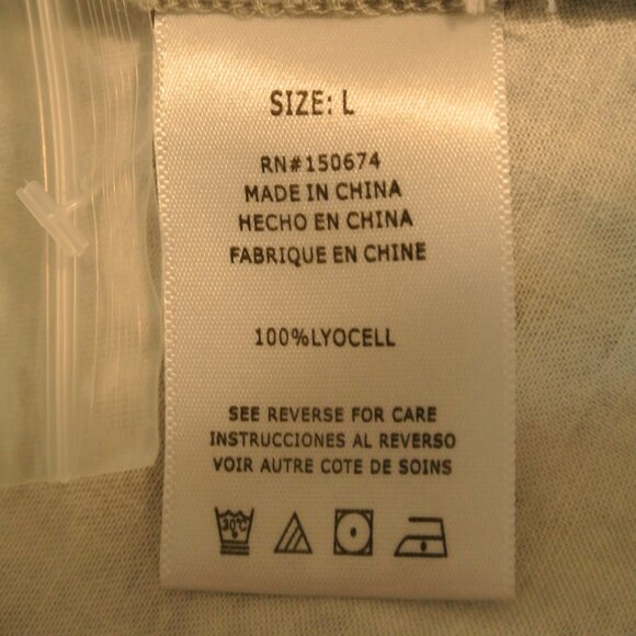 Wash Lab Denim Shirtdress In Ash Grey SIZE L#2608* - Picture 8 of 9